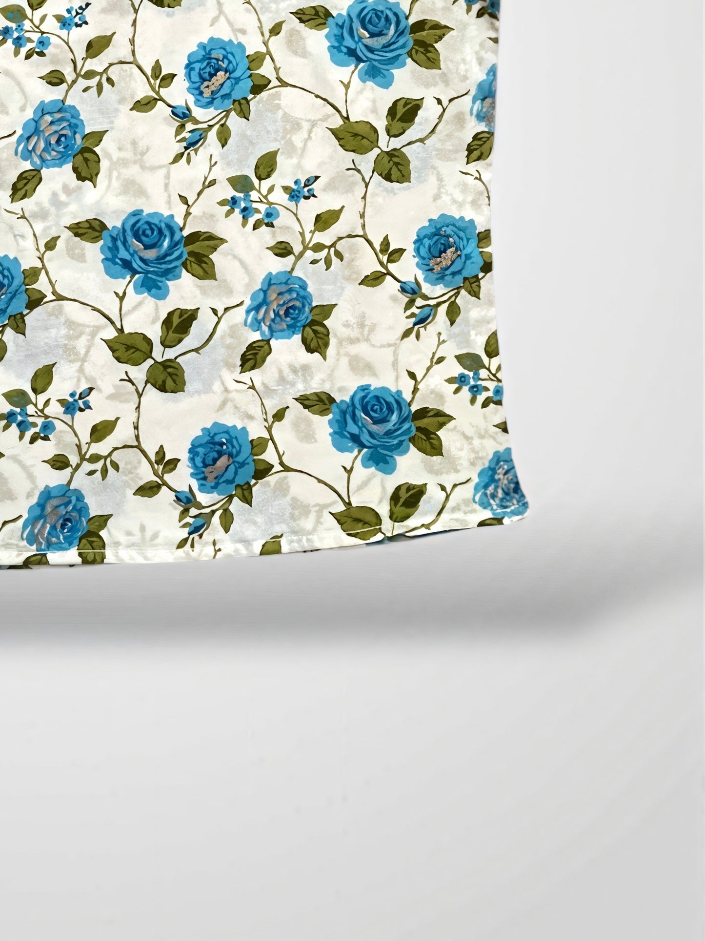 White Floral Cotton Top
