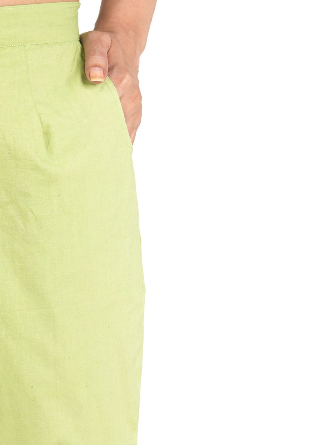 Pale Olive Cotton Pant