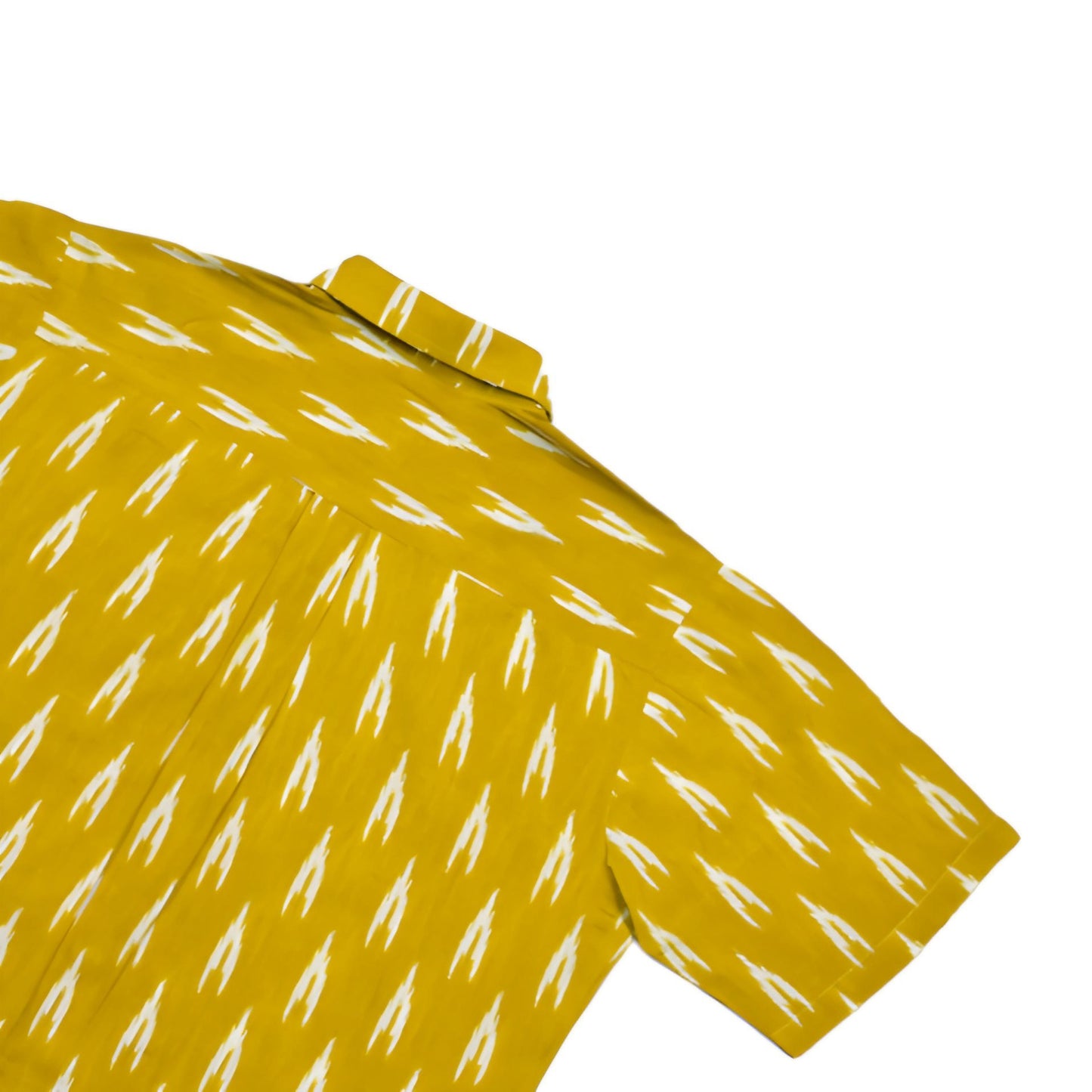 Yellow Cotton Printed Shirt